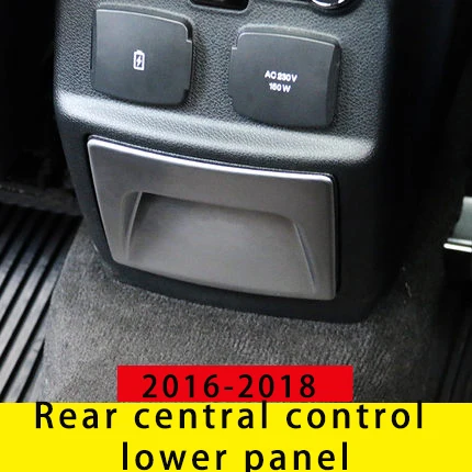 Для Ford Explorer 2016 2019 задняя Центральная панель управления Нижняя хромированная