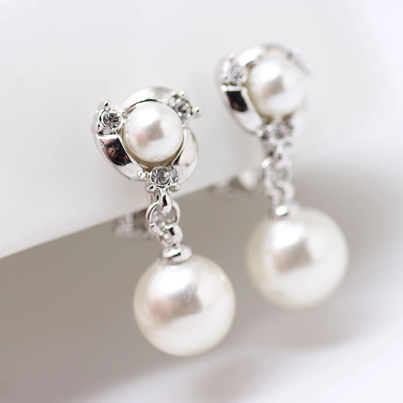 Серьги-клипсы для девочек модные ювелирные украшения на свадьбу вечеринку с