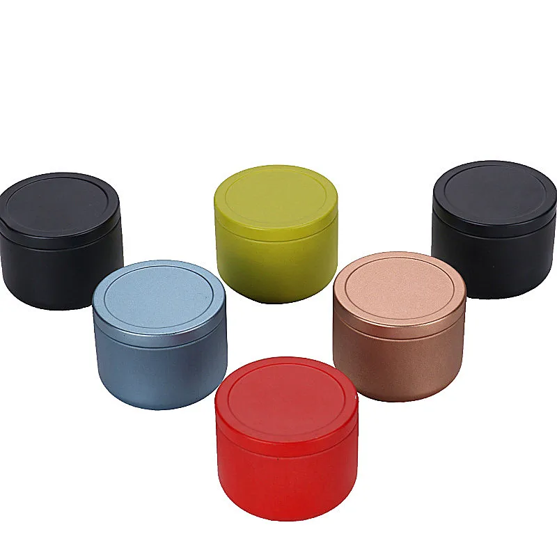 High Quality Tea Can Travel Portable Flower Packaging Sealed Cans Round Metal Sweetmeats Candies Kitchen Teaware | Багаж и сумки