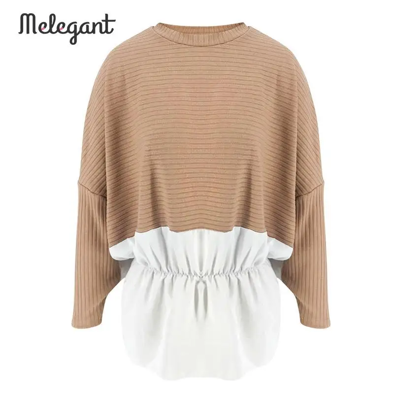 Элегантный винтажный трендовый вязаный пуловер с оборками и круглым вырезом