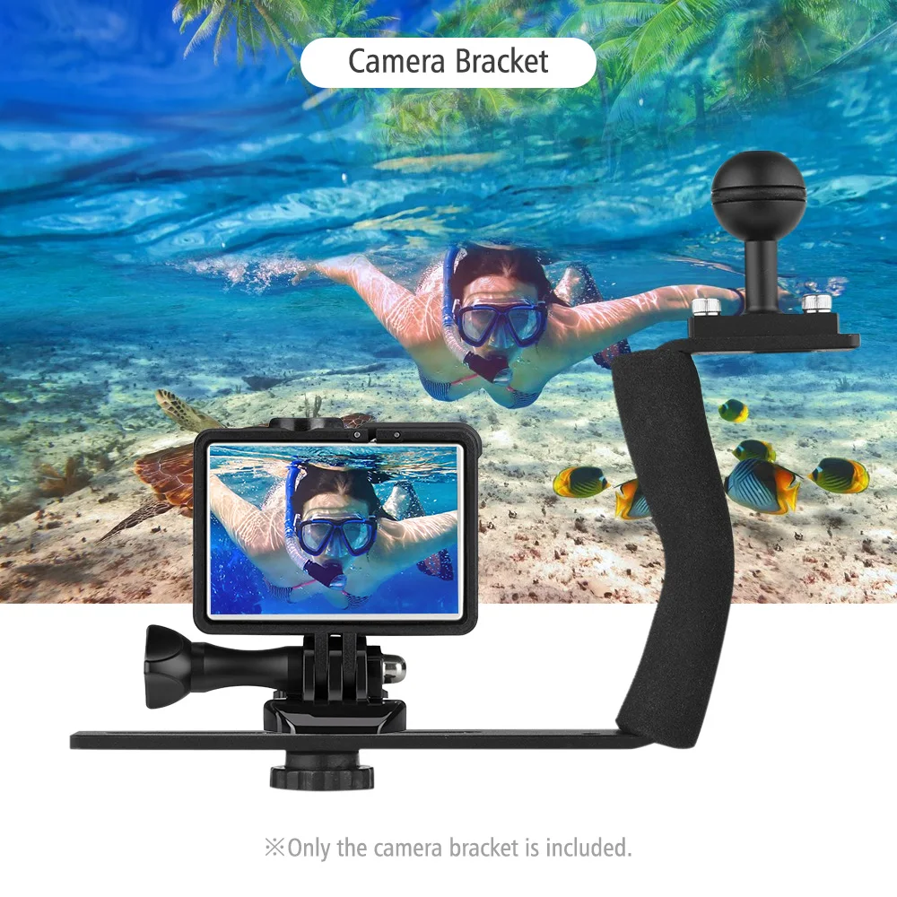 Алюминиевый сплав держатель для подноса с ручкой дайвинга один ручной