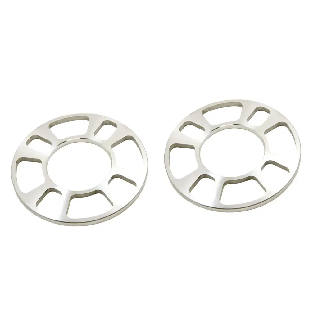 

1 Pair Car 5MM Car Universal 4 Hole Aluminium Alloy Wheel Hub Spacer Adapter