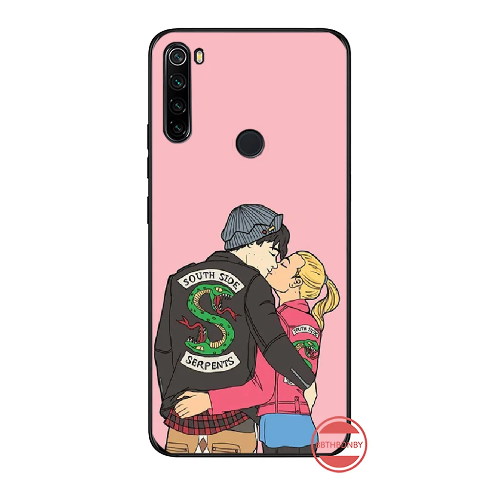 ТВ ривердейл &quotюжная сторона змеи&quot Змеиная кожа черный чехол для телефона