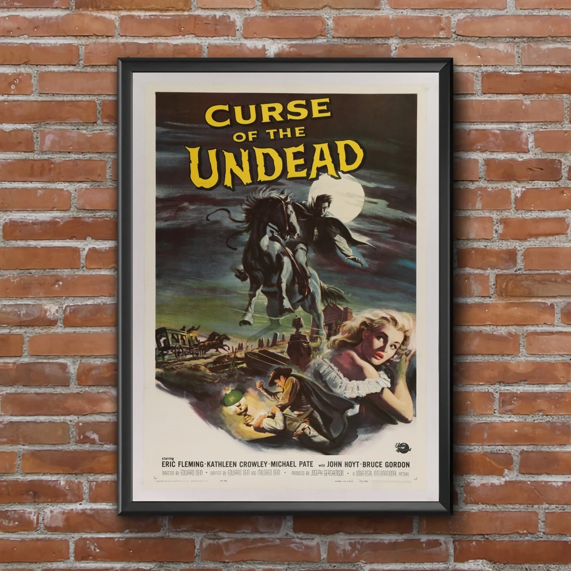 Плакат с изображением проклятых мертвецов-1959 Декор для дома классическое