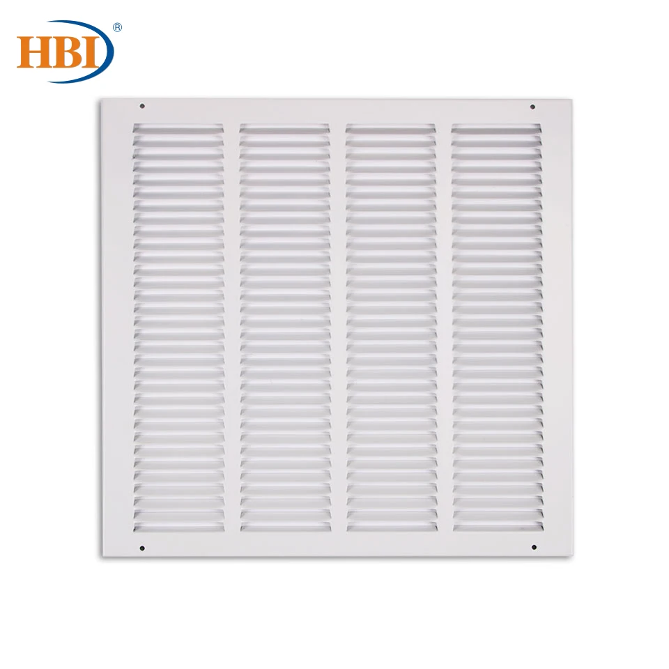 HBI 10 шт. W16 &quotxH16&quot стальные белые готовые решетки для возврата воздуха зеркальные