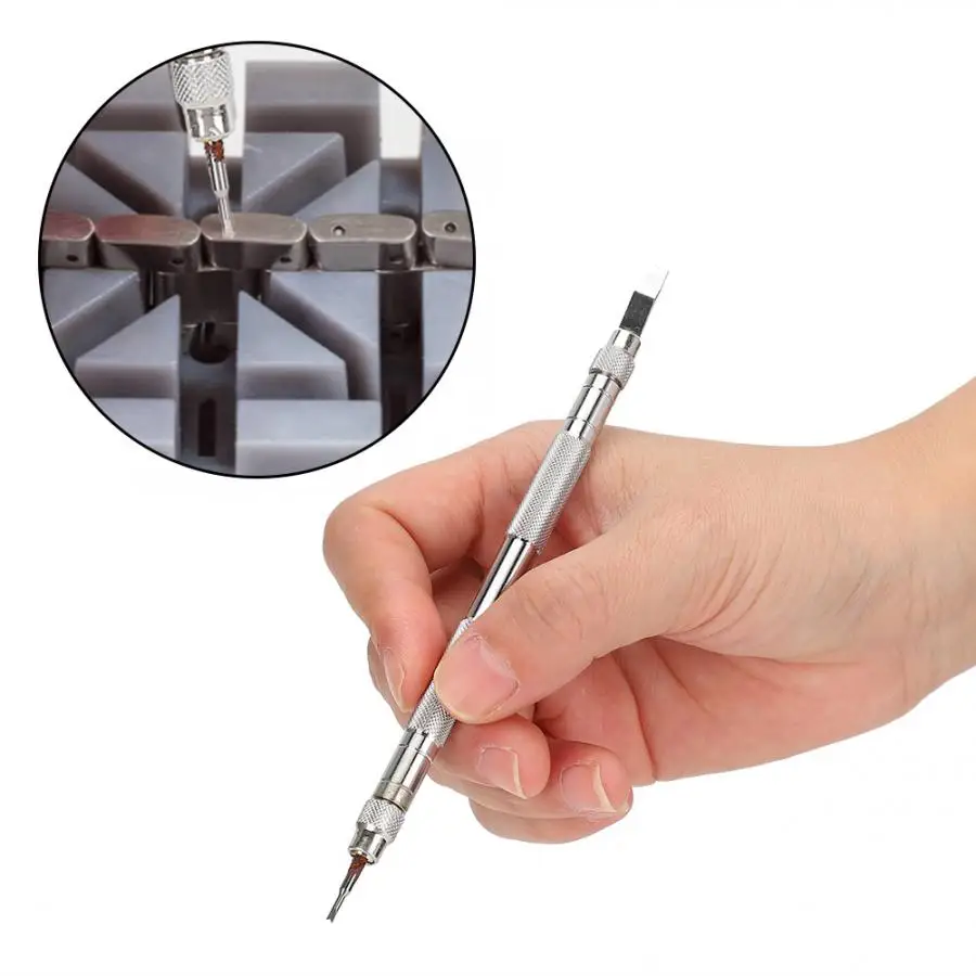 Stainless Steel Double Head Spring Bar Tool Strap Link Pin Remover Watch Band Adjuster Removal Repair Too | Наручные часы