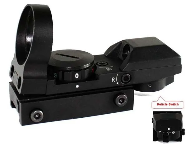 Векторная оптика Phantom 1x28 Tactical 4 Reticles Red Dot прицел с системой блокировки подходит 20 мм Вивера
