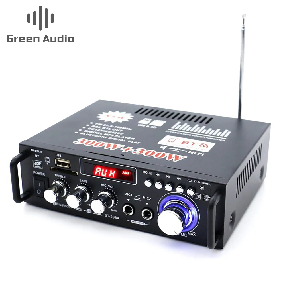 

GAP-298A 600W Car Amplifier Audio Stereo Power blueteeth FM Radio 2CH Home Theater Amplifiers Mini Amplificador Audio