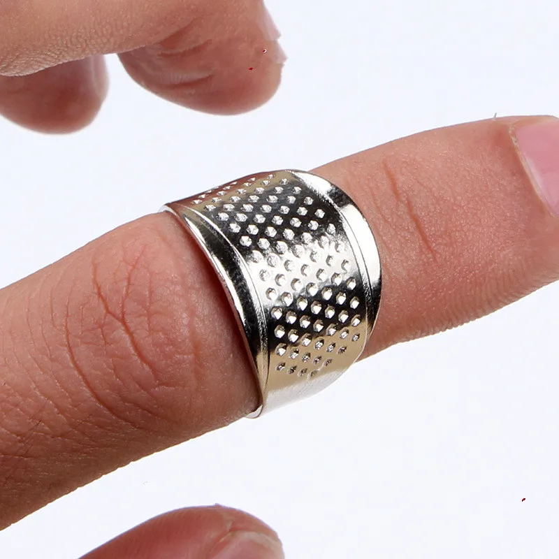 1 шт. бытовые швейные инструменты сделай сам серебряное кольцо наперсток защита