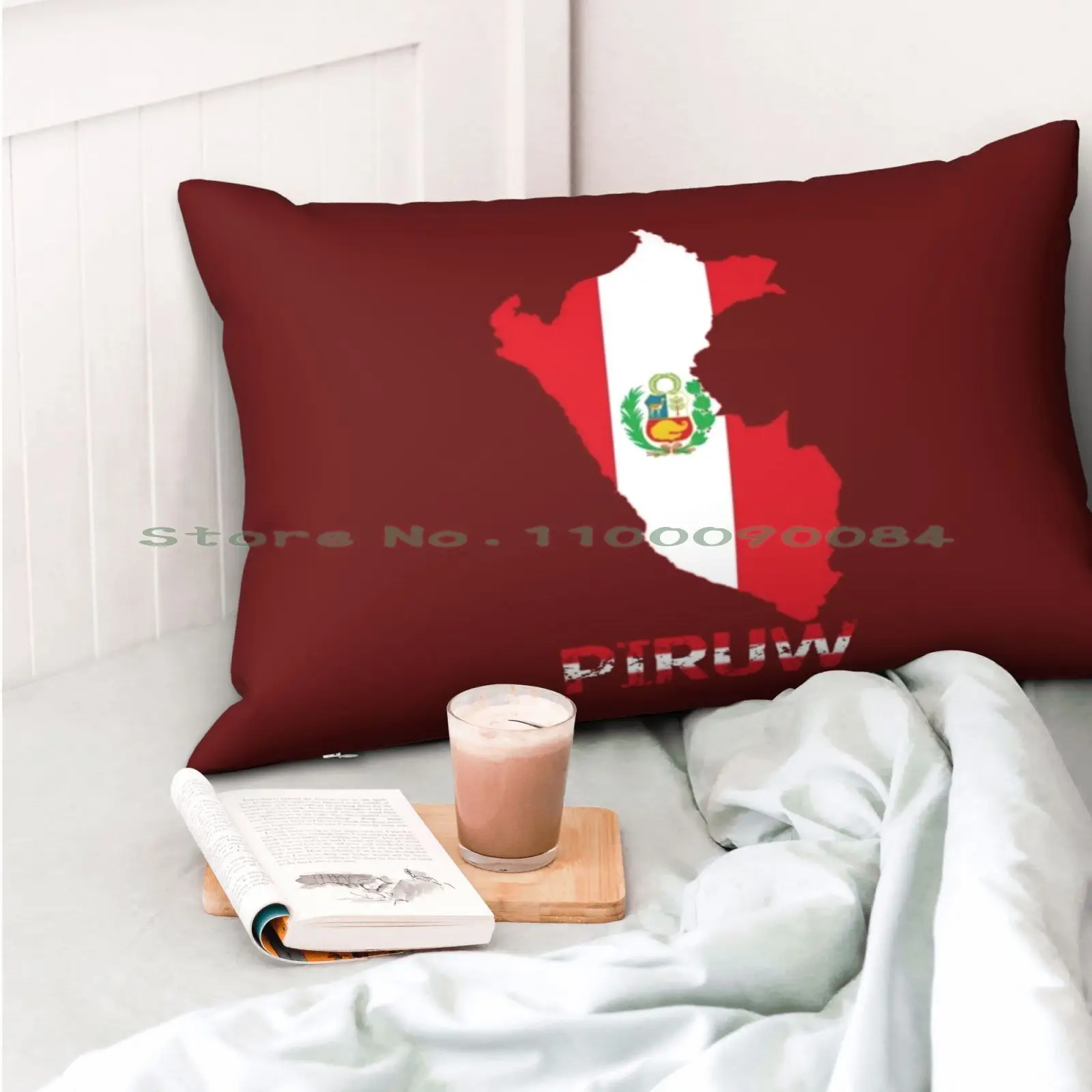 Надпись Carte Du Перу в Quechua Et Aymara Подушка Чехол 20x30 50*75 диванная спальня