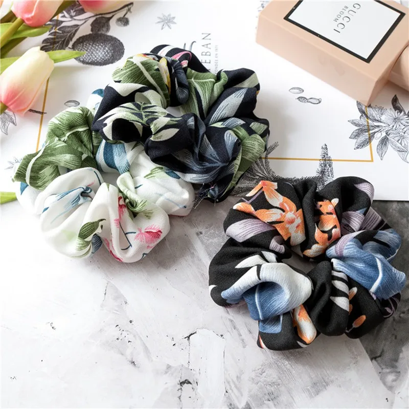 3 шт./лот новинка эластичная лента резинки кольцо для волос Цветочный свежий