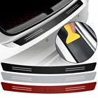 Стильная наклейка из углеродного волокна для автомобильного стайлинга, защита заднего бампера, наклейка для Opel OPC Astra Insignia Corsa Mokka Vectra, защита от царапин