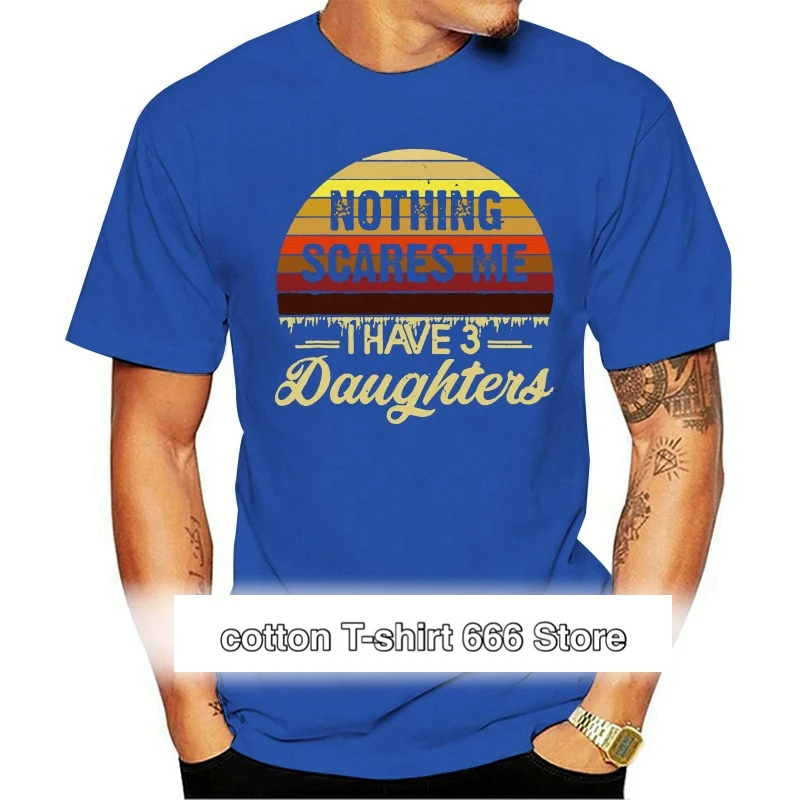 

Черный. Женская футболка с надписью «nada Me asusta tengo 3 hijas»