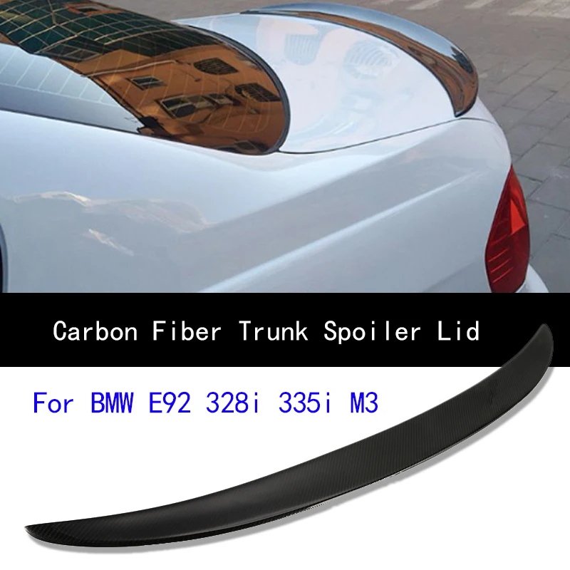 Спойлер заднего багажника из углеродного волокна для автомобиля крыла BMW F30 F35 F80 M3
