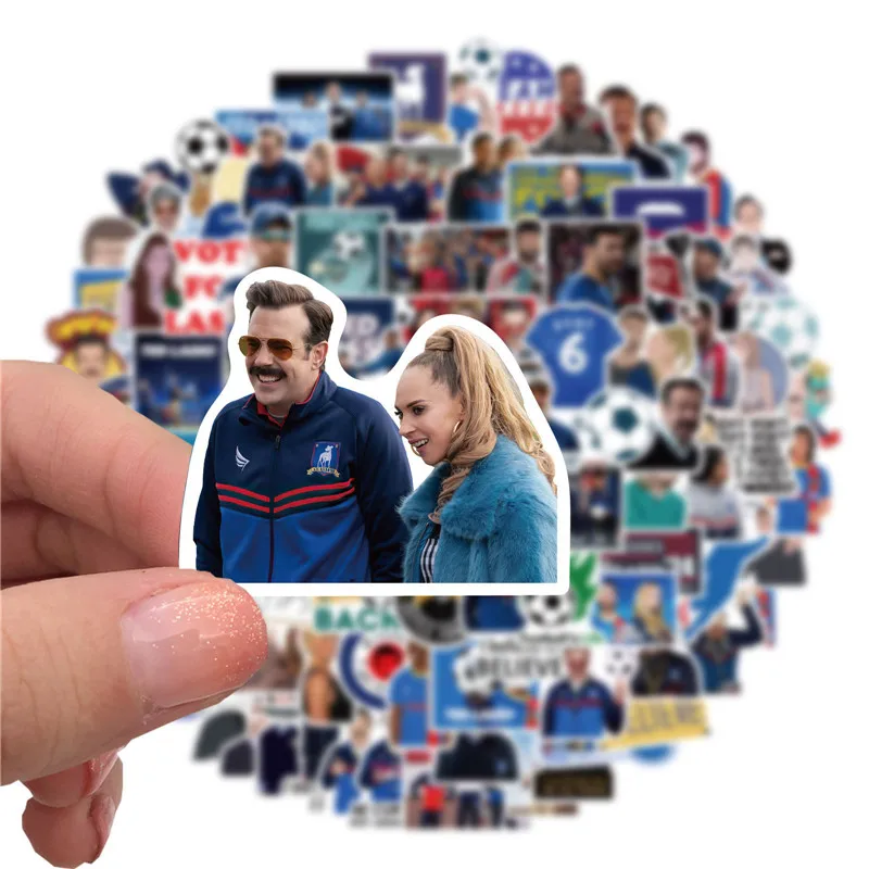 10/50/100 шт. Упаковка ТВ шоу Ted Lasso наклейки для детей скейтборд ноутбук телефон