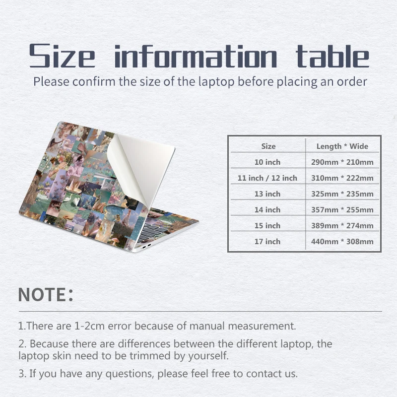 Виниловые наклейки сделай сам для ноутбука живописные обложки 11 6 дюйма 13 3 14