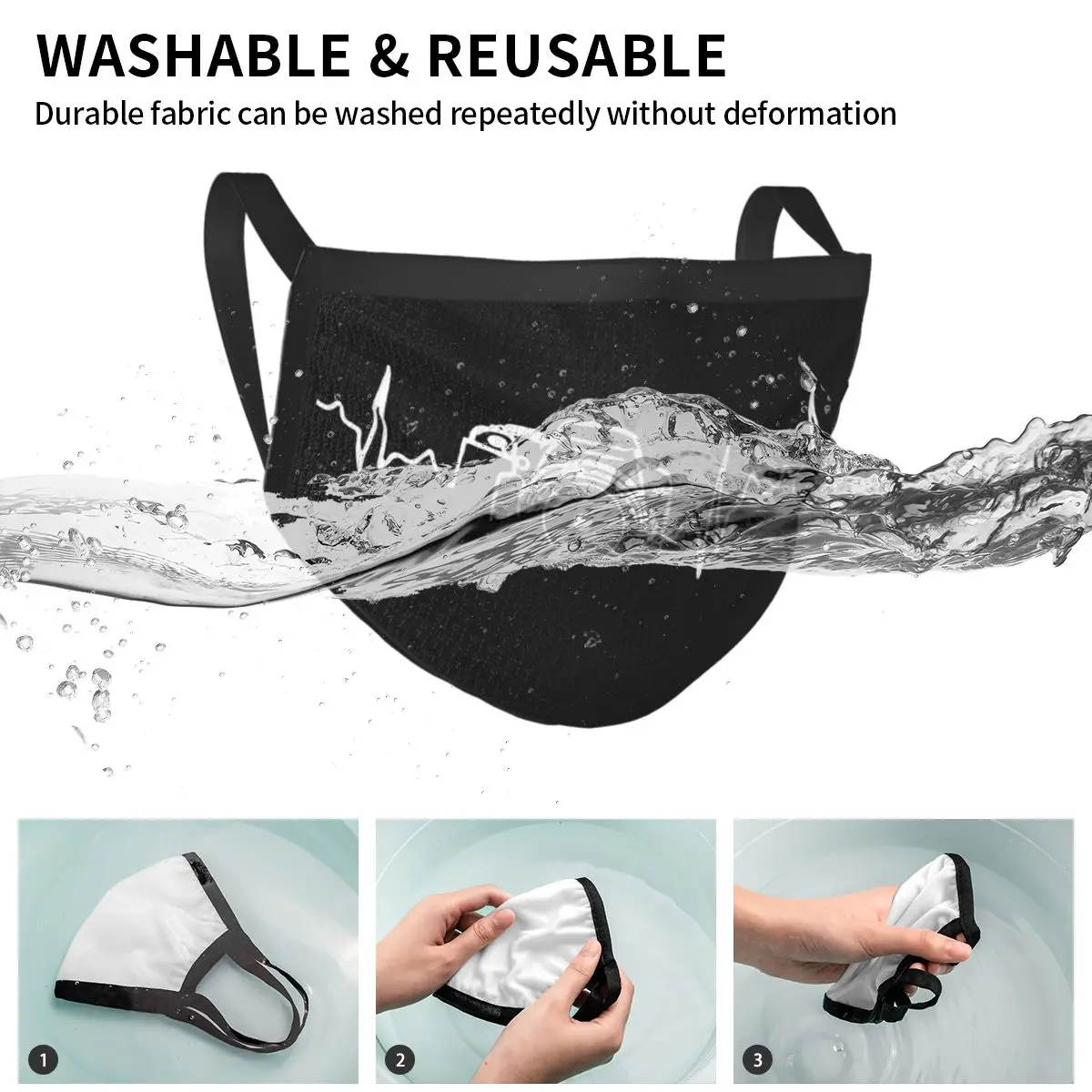 Heartbeat Of Camera Reusable Mouth Face Mask Photographer Anti Haze Dustproof Protection Cover Respirator Muffle | Аксессуары для
