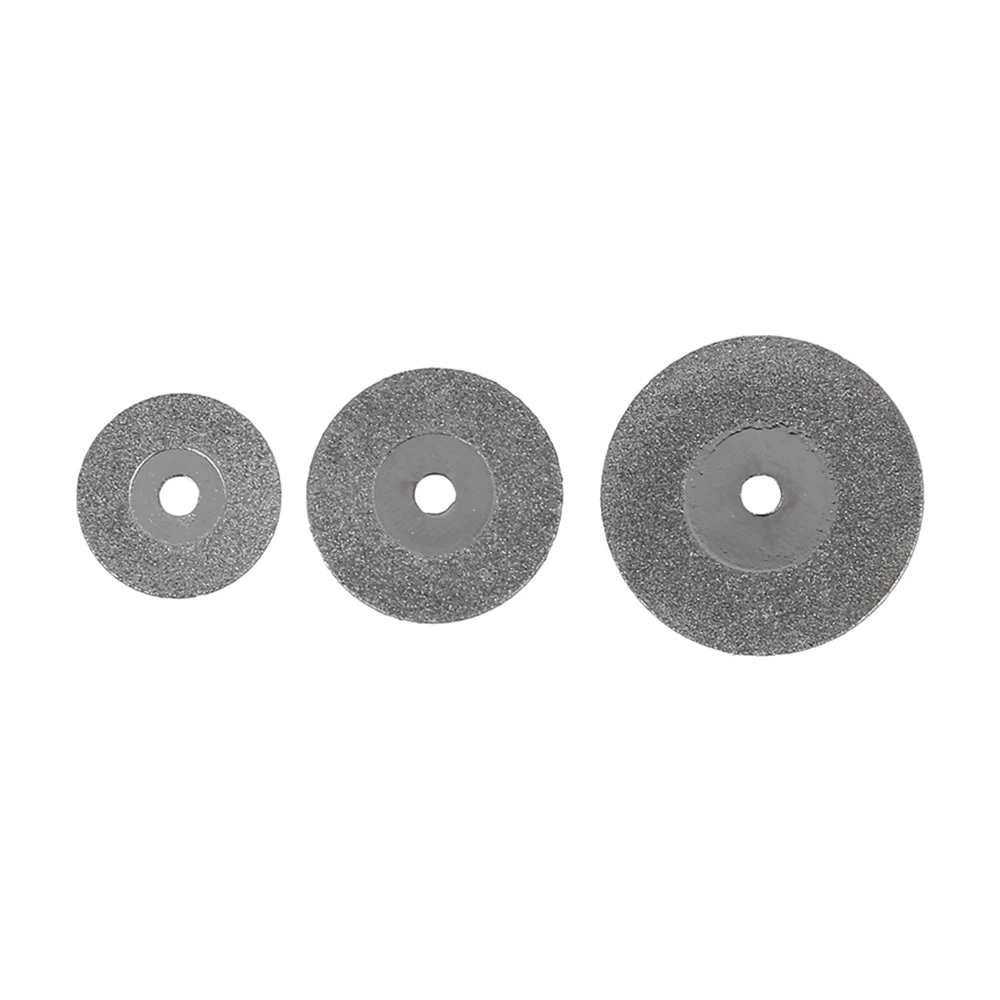 30pcs 16/20/25mm Mini Diamond Saw Blade Cutting Discs with 6pcs Connecting 3mm Shank for Dremel Drill Fit Rotary Tool | Инструменты