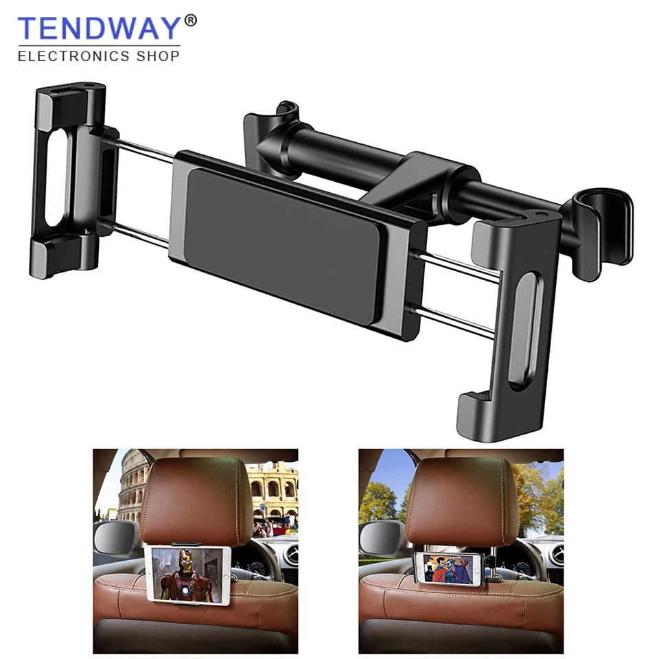 Автомобильный держатель для планшета на заднее сиденье iPad Air Mini Pro iPhone Xs X Samsung