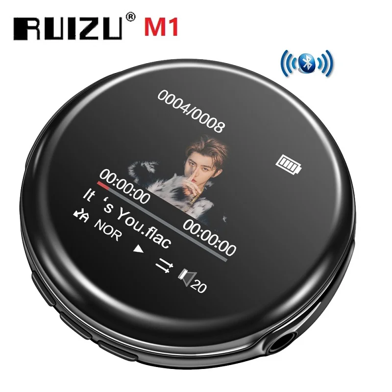 Оригинальный спортивный мини MP3 плеер RUIZU M1 с Bluetooth портативный аудио 8 ГБ/16 ГБ fm
