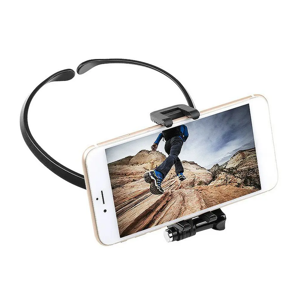 

Collar Hanging Neck Hanging Self-Timer Bracket Motions Video Shooting Bracket Phone Holder For GoPro Hero For Phone