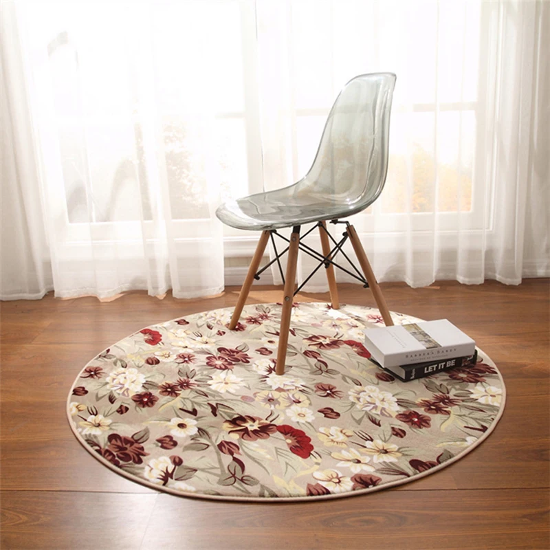 Круглые коврики Zeegle для ванной Нескользящие Детские игр пола с медленным