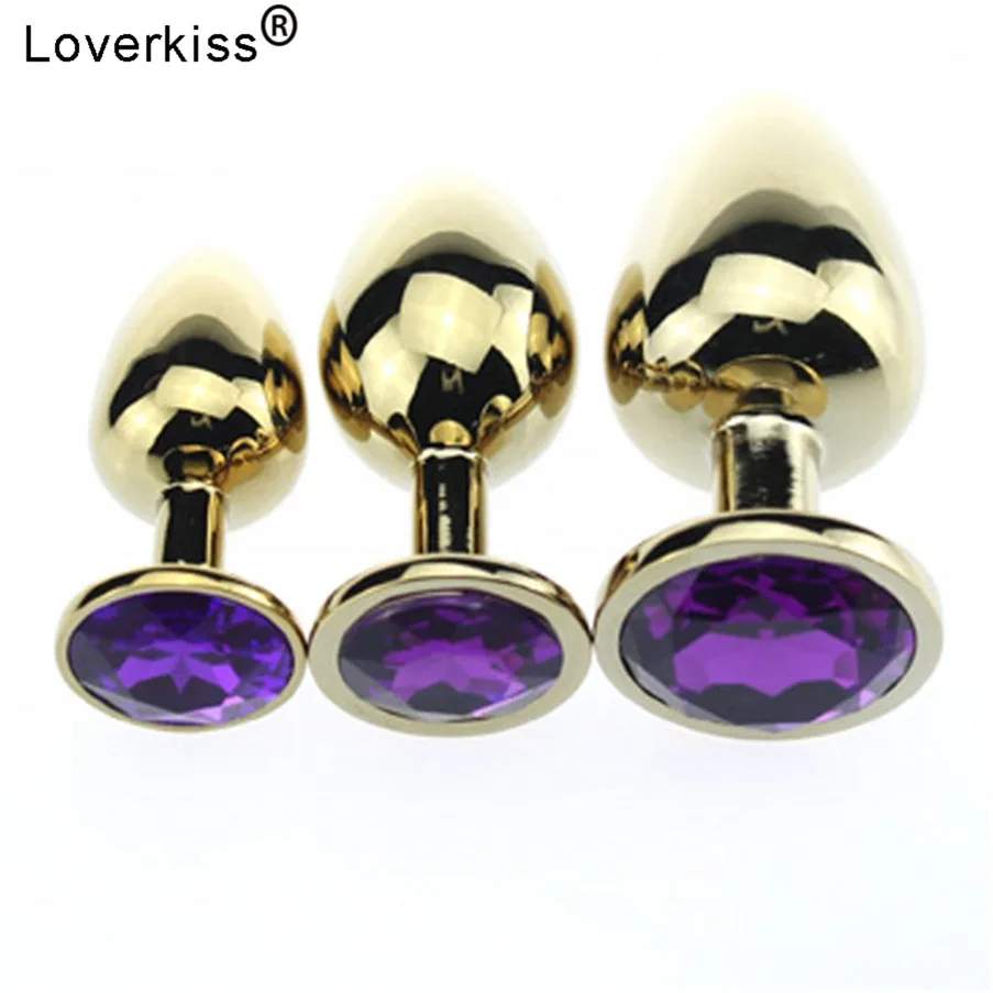 Ass Plug Anal Dildo Butt Big Beads Large Crystal Anus Dilator Stimulator Woman Man Intimate Toy | Красота и здоровье