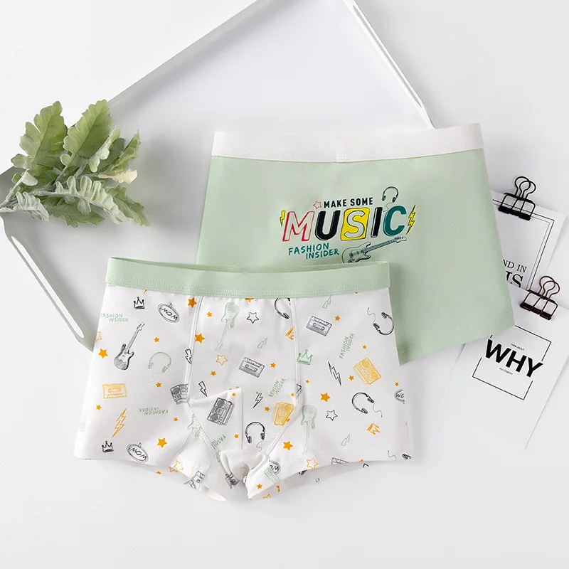 4 шт. хлопковые трусы боксеры для мальчиков 3 12 лет|Нижнее белье| |