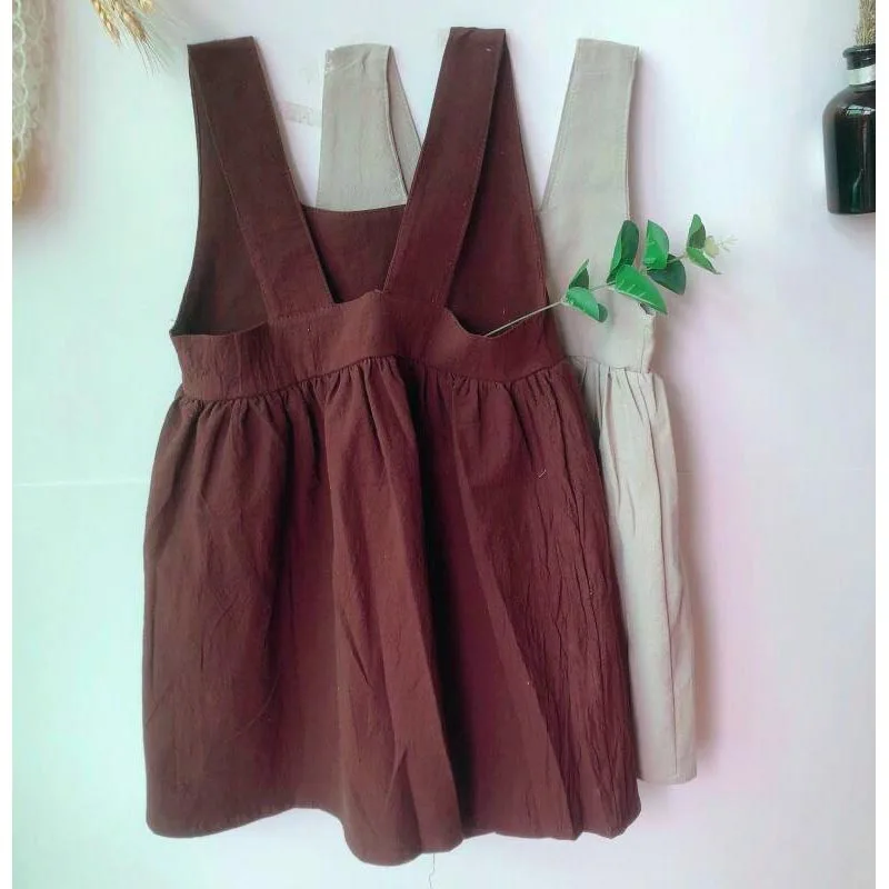CX32 Brown Новинка года; платья для маленьких девочек; одежда в корейском и японском стиле; брендовая хлопковая Осенняя Новая повседневная модная одежда принцессы для девочек - Цвет: CX32 Brown