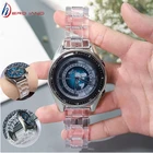 Ремешок для часов Samsung Galaxy Watch 46 мм Active 2, прозрачный браслет для Amazfit Bip Band 22 мм 20 мм Huawei Watch gt 2 Correa
