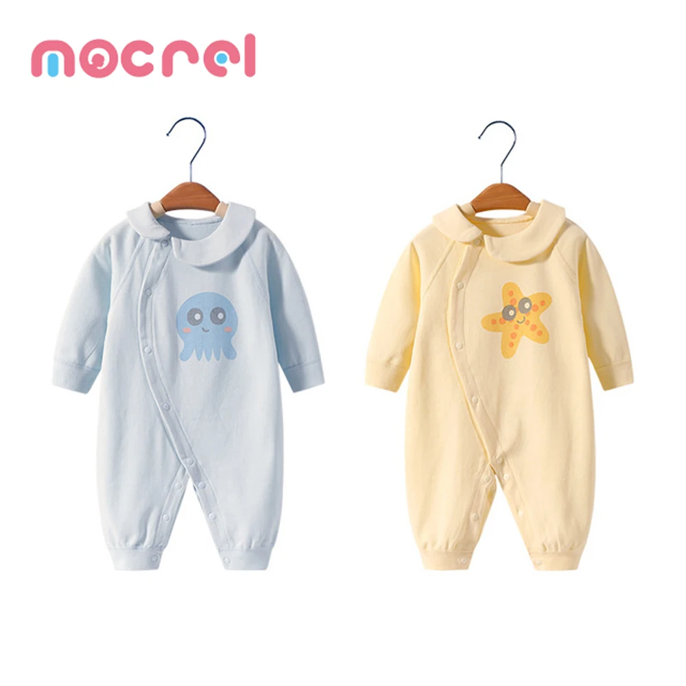 

Four Seasons With The Baby Climb Clothes Jumpsuit Neonatal Monk Cotton Clothing Clothing Baby Button Jumpsuits Rompers