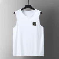 mens tank tops ice silk mesh tops loose casual mens summer sleeveless vest oversized men bodybuilding tank tops workout clothes