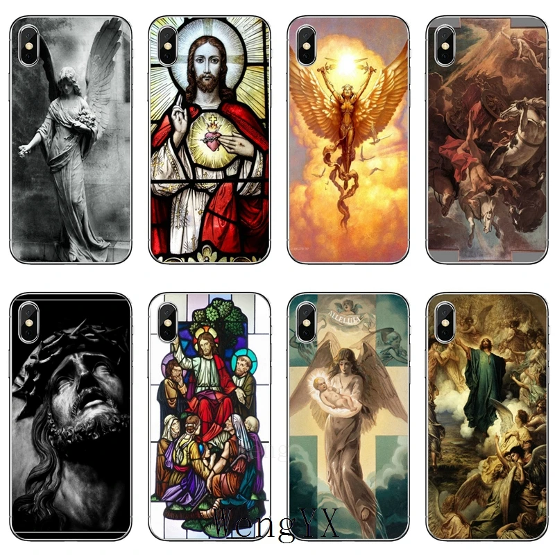 Силиконовый чехол для телефона классическое искусство Иисуса ангела Samsung Galaxy Note