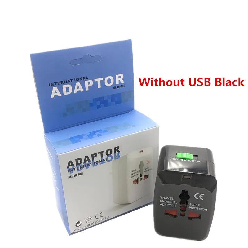 Новый универсальный дорожный адаптер для зарядки с 2 USB портами Универсальный