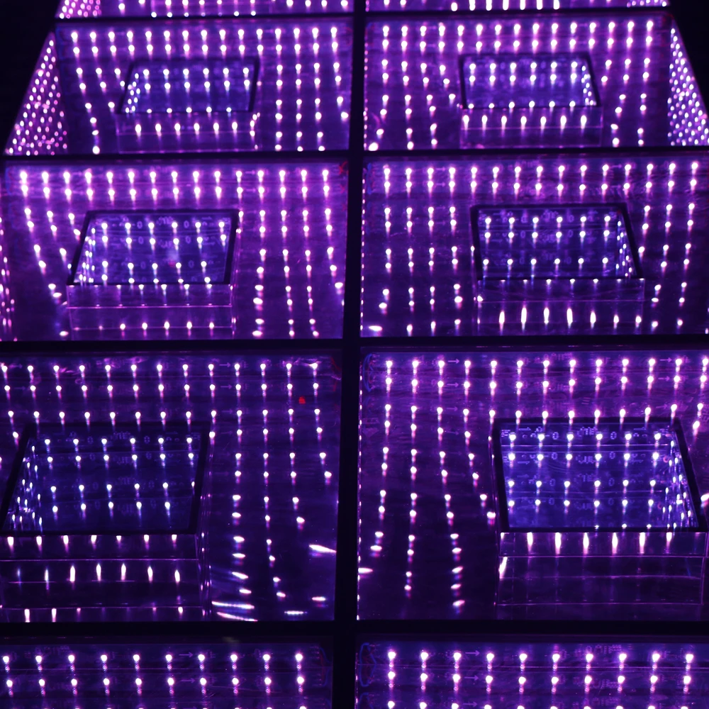Зеркало для свадебного декора TIPTOP 3D Led танцевальный Пол со временем и эффектом