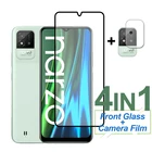 Защитная пленка для экрана с полным покрытием для Realme Narzo 50i 9i, закаленное стекло, защитная пленка для камеры телефона на Realme Narzo 50A 50i 30 30A