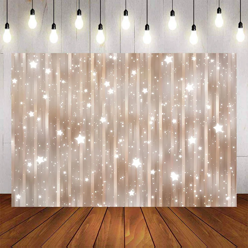 

Mehofond Christmas Photography Background Sparkling Stars Photophone Backdrop Photo Studio Photo Shoot