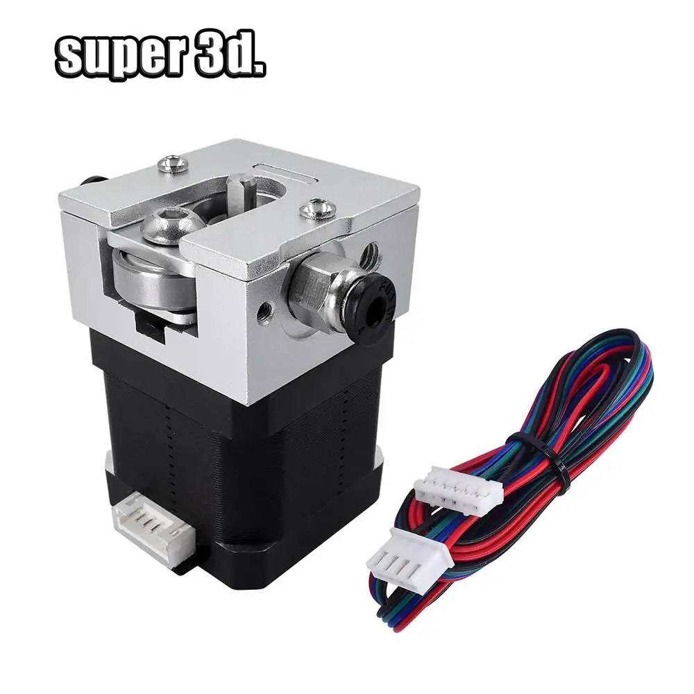 3D принтер бульдог экструдер DIY kit Bowden цельнометаллический серебристый 1 75