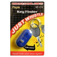 outdoor anti lost keychain device finder led lamp locator find lost keys chain whistle sound control 1000 hz it soundsflash