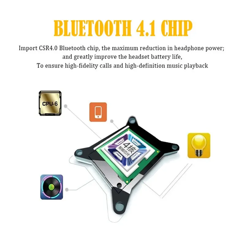 MP3 MP4 компьютерные беспроводные Bluetooth наушники спортивные металлические