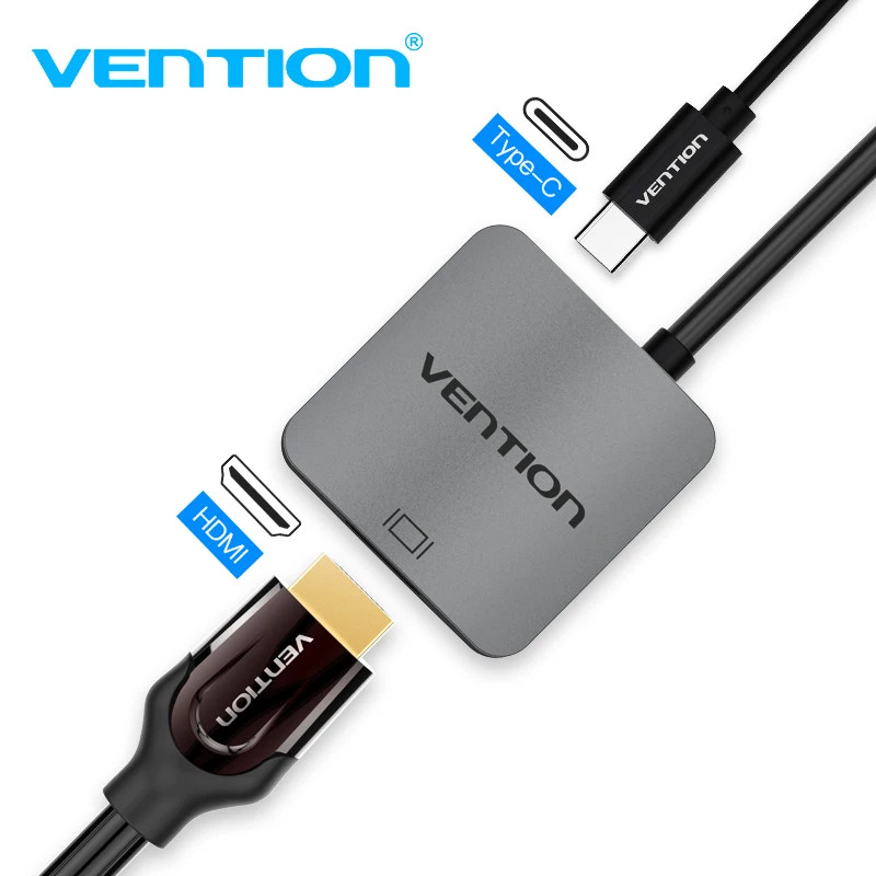 Vention USB C HDMI 4K 3 1 type на переходник с внутренней резьбой для VGA кабель huawei mate 10 usb c