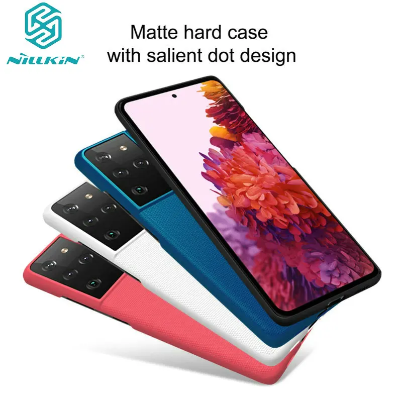 

Case For Samsung Galaxy S21 PLUS S21+ Original Nillkin Frosted Shield Shell Protective Back Cover s21 Ultra s 21 FE S21FE Cases