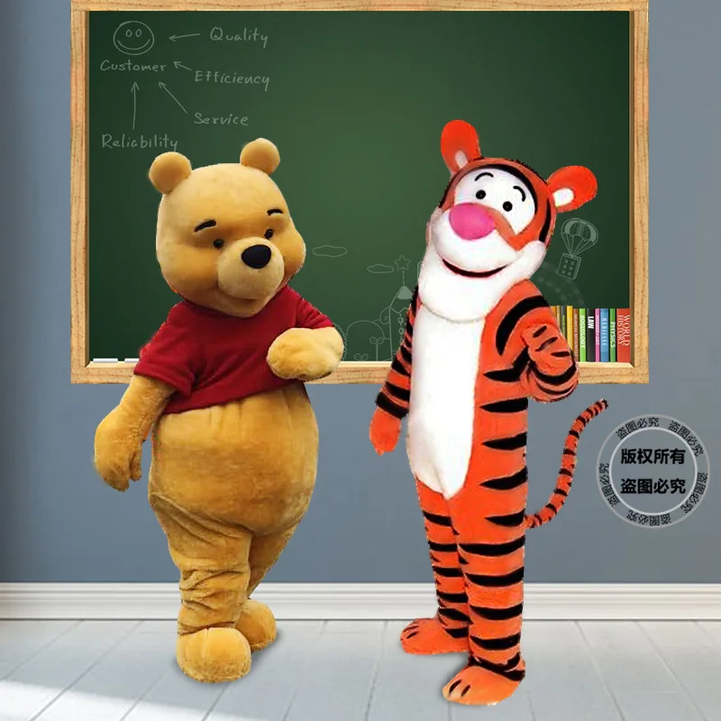 

Doll Costume Tiger Walking Doll Stage Performance Headgear Props Winnie Bear Tigger Cartoon Theme Origin Department Name