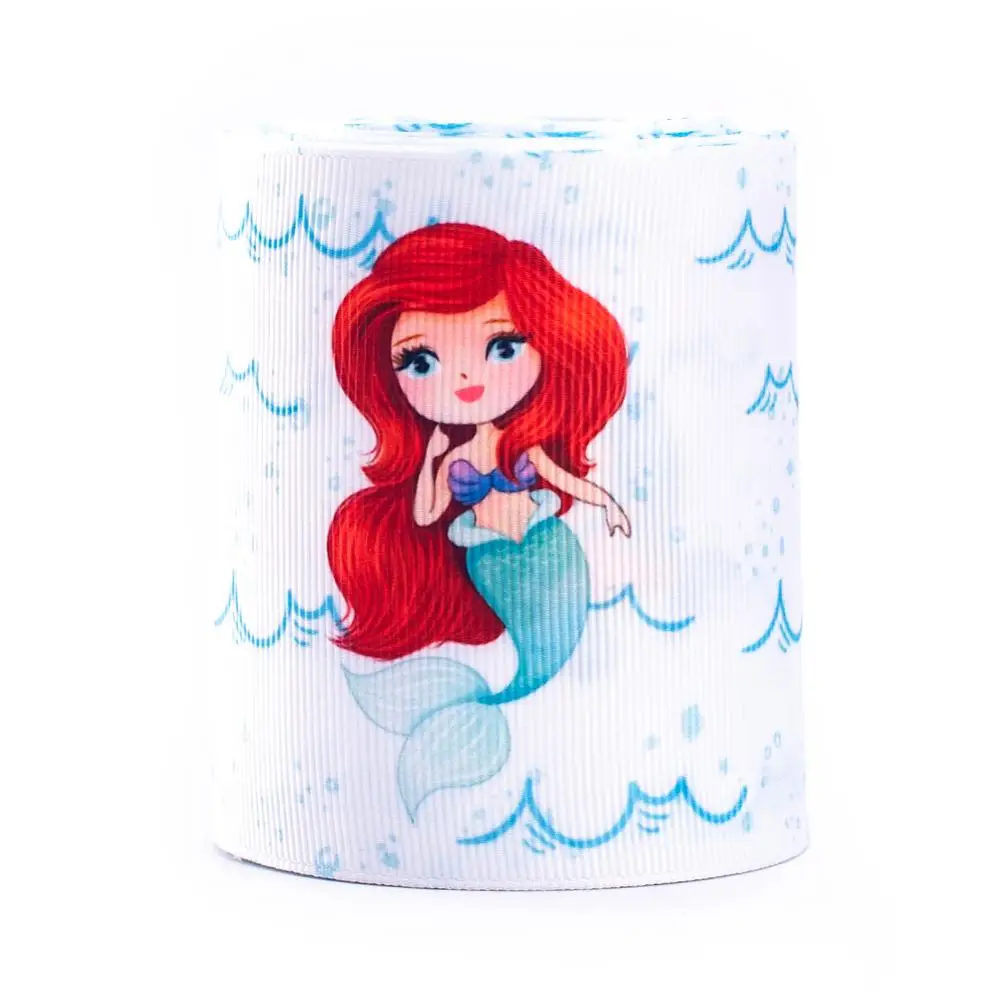 Лента принцессы Термотрансферная печать для вечернего декора 5 ярдов 75 мм | Дом и