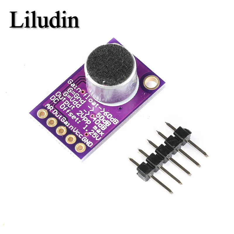 MAX4466 MAX9814Switch обнаружения свисток Переключатель усилитель микрофона для Arduino