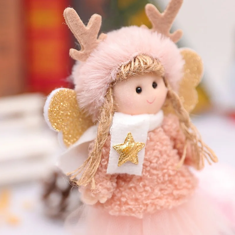 

Рождественская Кукла-Ангел Рождественский Декор для дома 2021 Рождество украшения для рождественской елки Декор подарок на Новый год 2022 Рожд...