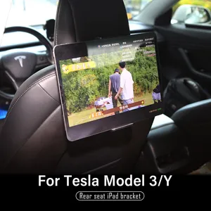 new for tesla model 3y 2021 car back seat ipad mobile phone holder mount accessories parts model three tesla modely free global shipping
