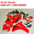 Ико качество полный комплект обтекателя Для HONDA CBR600RR 2009 2010 2011 2012 CBR 600 RR Красный Пламя в черном цвете Обтекатели 09-12 XF27