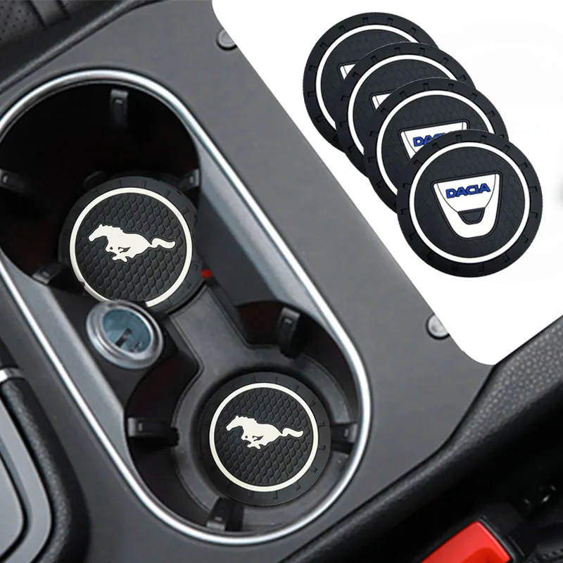 

1pc Car Coaster Anti-slip Silicone Epoxy Waterproof for Chery Cielo A1 A3 S18 Face 2011 Puxador Celer 2015 Tiggo Car Accessorie