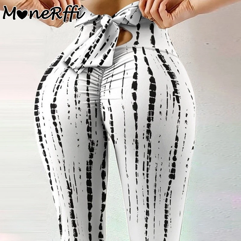 

MoneRffi Sexy Women Print Legging High Waist Push Up Fitness Legging Sports High Waist Workout Leggings Sportswear Outdoor Pants